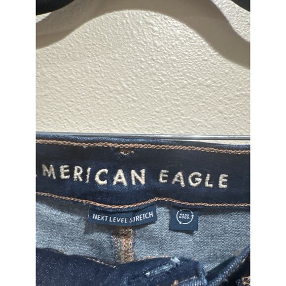 American Eagle Super High Rise Flare size 12 x long - Picture 2 of 5